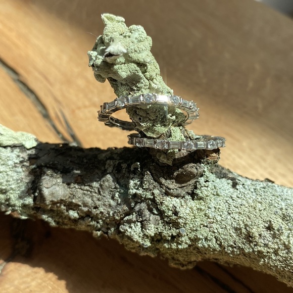 💝Sterling Silver Stacking Bands - Picture 1 of 9